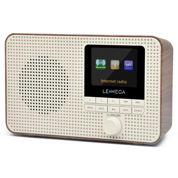LEMEGA IR1 Portable WiFi Internet Radio, FM Digita...