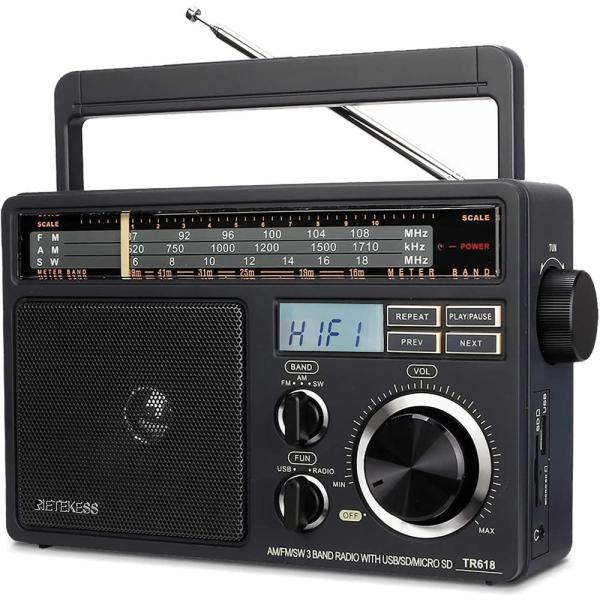 Retekess TR618 AM FM Radio Plug in Wall, Portable ...