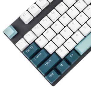 YMDK ダブルショット 108 染色PBT シャインスルー OEM プロファイル レインボー カーボン サンセット キーキャップ MXスイッチ メカ