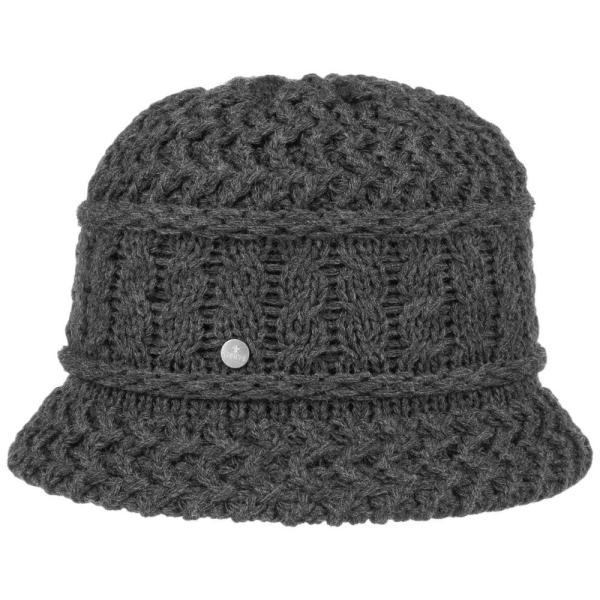 Lierys Classico Knit Hat Women Anthracite One Size