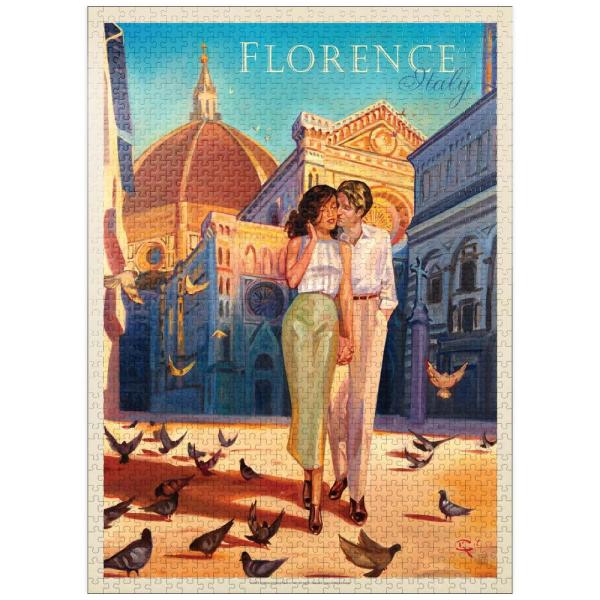 Italy: Florence Fling, Vintage Poster - Premium 10...