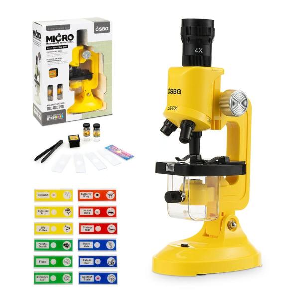 Science Kits for Kids Beginner Microscope with LED...