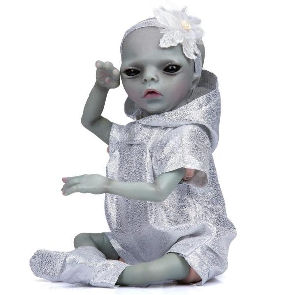 Zero Pam Mini Reborn Baby Dolls Realistic Alien Do...