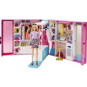 Barbie Dream Closet with Blonde Doll &amp; 25+ Pieces,...