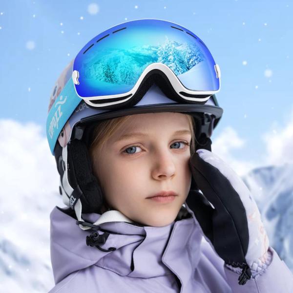 COPOZZ Ski Goggles Kids, Youth Snowboard Goggles f...