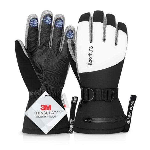 Hikenture Ski Gloves for Men Women-3M Thinsulate S...