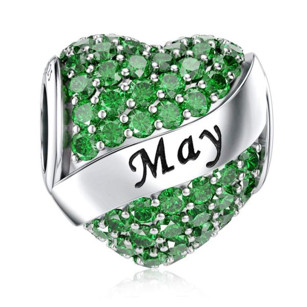 May Birthstone Charms for Pandora Charms Bracelet ...