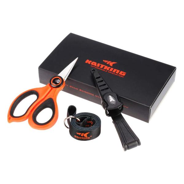 KastKing Fishing Line Scissors, Braided Line Cutte...