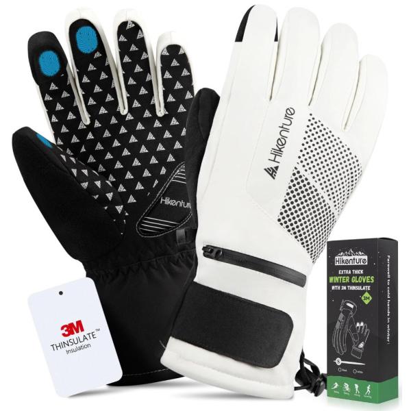 Hikenture Snow Gloves Women with 3M Thinsulate, Ex...