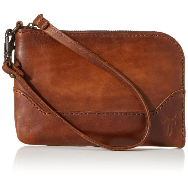 FRYE Women&apos;s Melissa Wristlet, Dark Brown, One Siz...