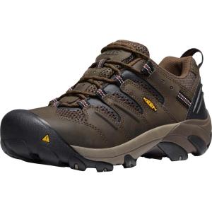 KEEN Utility Lansing, Men's, Brown/Brick, Steel Toe, EH, Low Hiker (11.0 D)