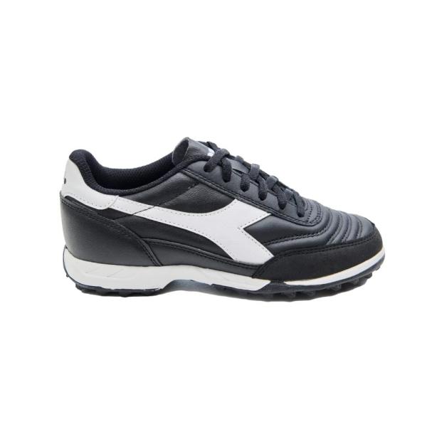 Diadora Calcetto Youth Turf Soccer Shoes Black/Whi...