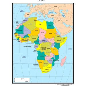 Gifts Delight Laminated 24x33 Poster: Economic Map - Maps of Africa