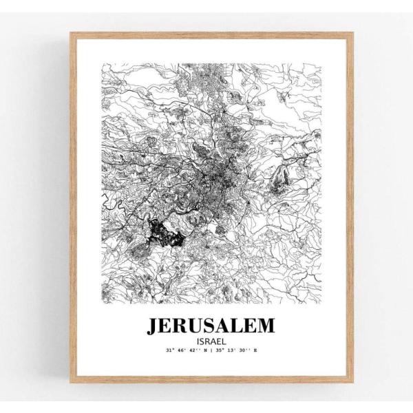 Eleville 8X10 Unframed Jerusalem Israel City View ...