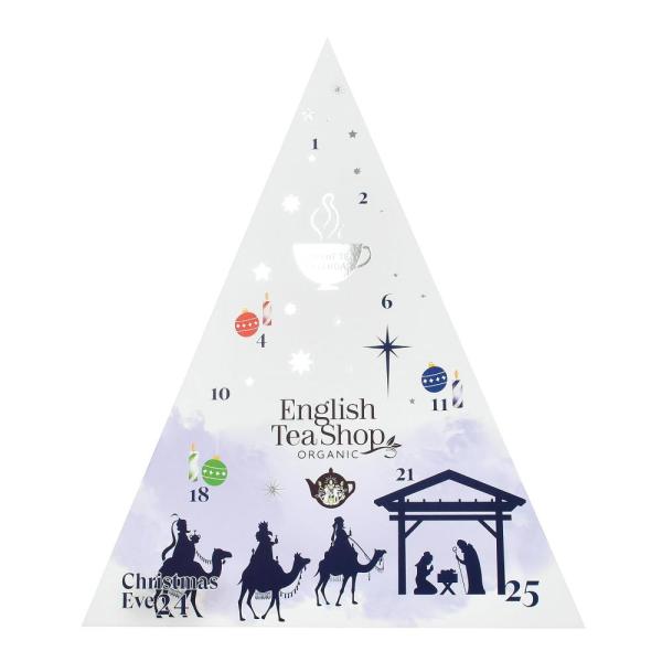 English Tea Shop Advent Calendar Nativity- 25 Pyra...