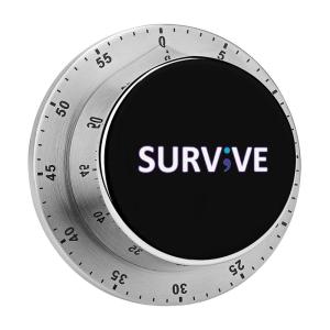 Semicolon Live Suicide Prevention Kitchen Digital Timer Stainless Steel Mecの商品画像