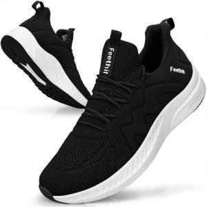 Feethit Mens Running Shoes Slip on Walking Tennis Shoes Lightweihgt Breatha
