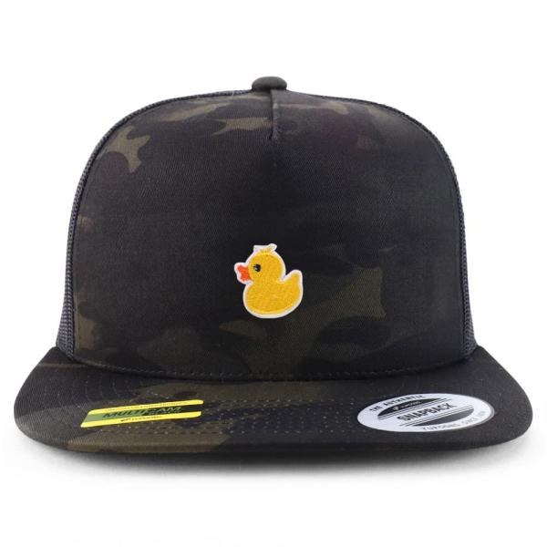 Trendy Apparel Shop Small Duck Patch 5 Panel Flatb...