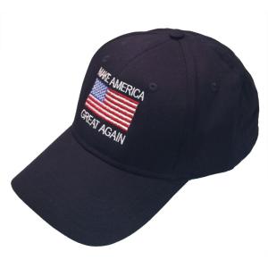 ドナルドトランプ Make America Great Again 帽子 ブラックフラッグ US サイズ: One Size カラー: ブラックの商品画像