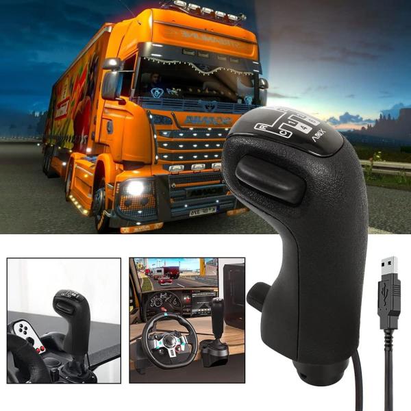 RASTP USB Truck Simulator Shifter, Gearshift Knob ...