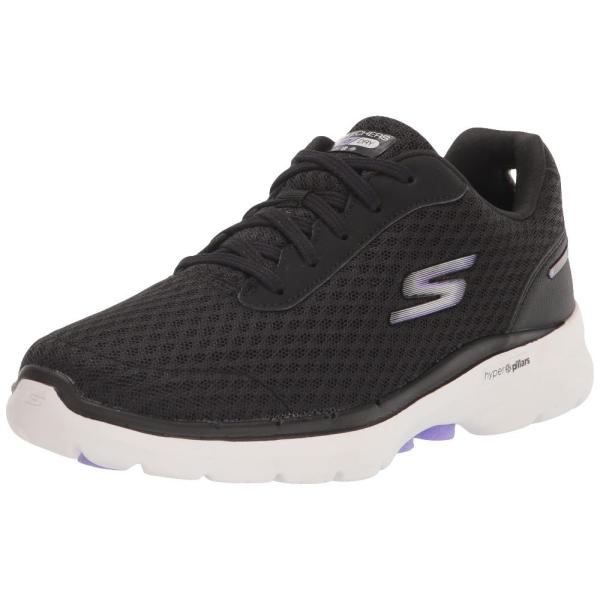 Skechers Women's GO Walk 6-Venecia Sneaker, Black/...