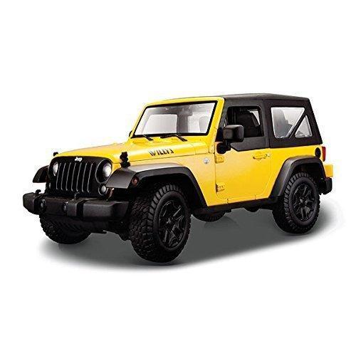 Maisto 2014 Jeep Wrangler Willys Yellow 1/18 31676...