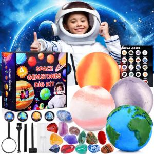 Gemstone Dig Kit Excavate 20 Gems from The Solar System STEM Educational Tの商品画像