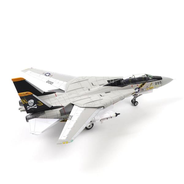 NUOTIE 1:72米海軍 F-14 トムキャット 合金モデル VF-84 ジョリーロジャース戦闘...