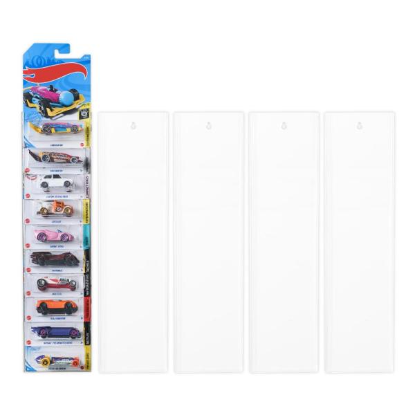 Tapeera モデルカーディスプレイケース 壁マウント - 最大50台まで収納可能 - ホットウィ...