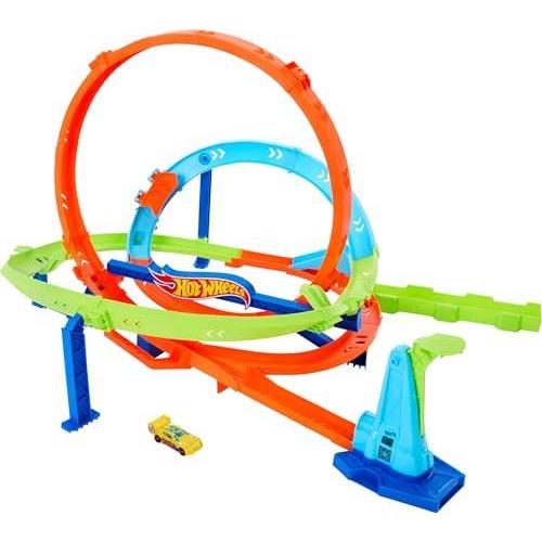 Hot Wheels Toy Car Track Set, Action Loop Cyclone ...