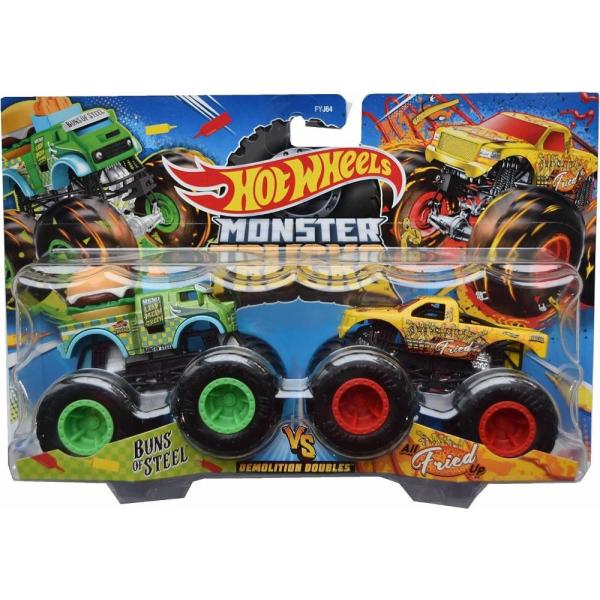 Hot Wheels Monster Trucks Buns of Steel VS All Fri...