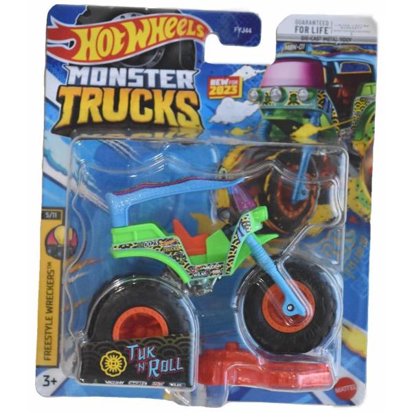 Hot Wheels Monster Trucks Tuk &apos;n&apos; Roll 2023 Connec...