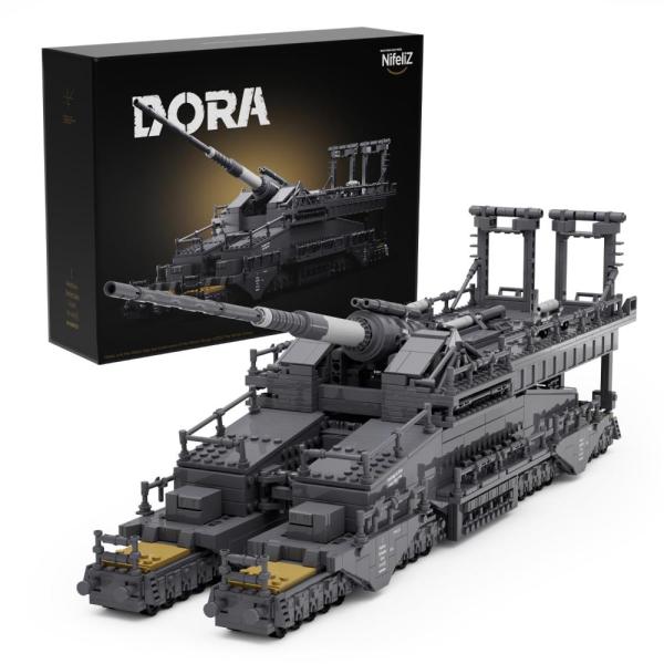 Nifeliz Dora WW2 クラシックビルディングセット 収集価値のあるミリタリーモデル 組み...