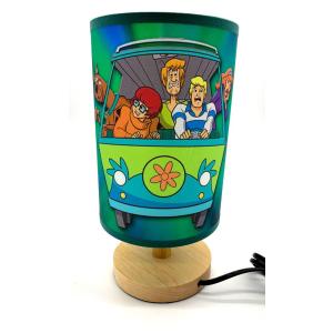 Scooby Scoob Table Lamp Bedside Light Wood Base Ro...