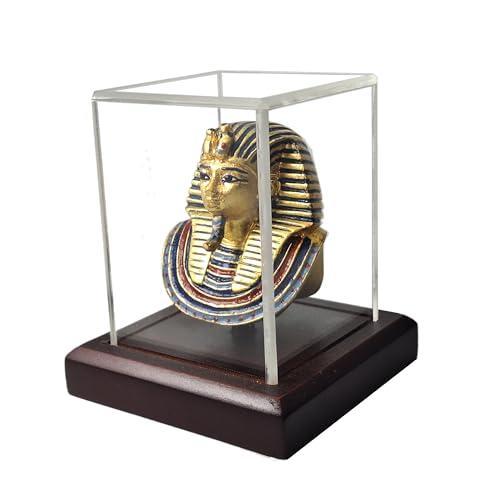 Konouz サイズ6cm/2.3インチ エジプトのファラオ王ツタンカーメンのマスクの認定レプリカ ...