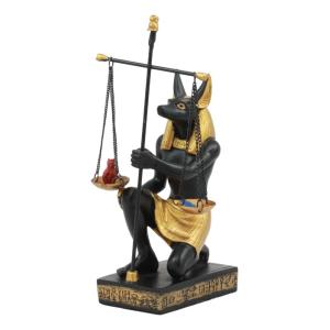 エジプトDeity Anubis Jackal Scales of Justice Weighing...