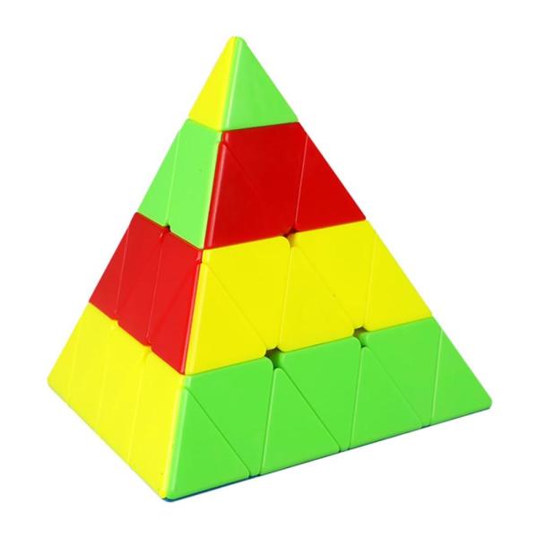 Willking Qiyi Toys 4x4 Pyramid stickerless Magic C...