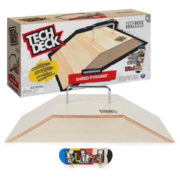 TECH DECK パフォーマンスシリーズ シュレッドピラミッドセット メタルレールと専用ブラインド...