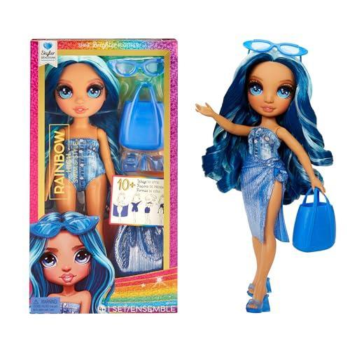 Rainbow High Swim &amp; Style Skyler (Blue) 11” Doll w...