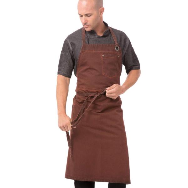 Chef Works(シェフワークス) ドーセット ラージシェフエプロン 男女兼用カラー:ラスト