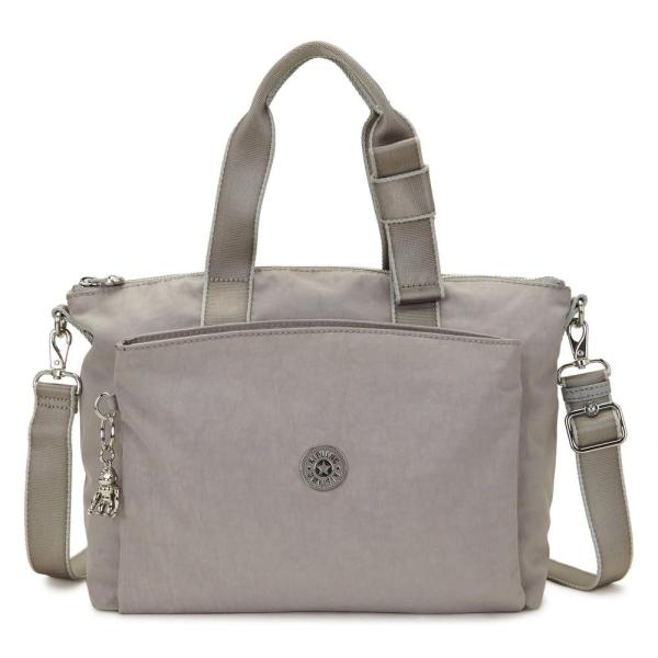 Kipling East West トート, グレー グリス Ja23, 13.5&apos;&apos;L x 9.8...