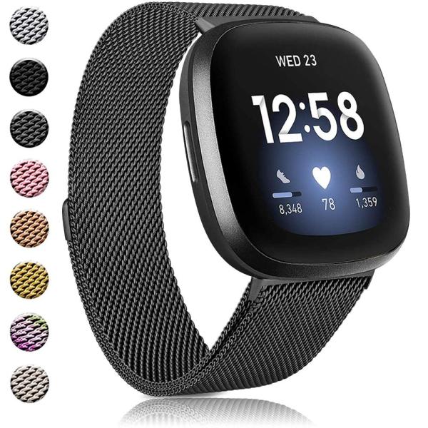 Amzpas バンド Fitbit Versa 3 /4 Fitbit Sense / Sense ...