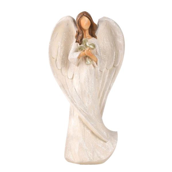 Hodao 8.9インチ 樹脂製 祈る天使の彫刻 置物 ギフト ホームデコレーション 祈り 記念 天...