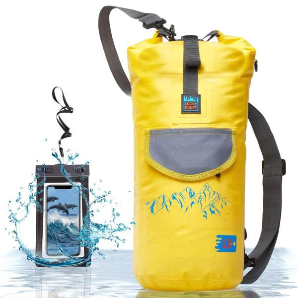 (10L, Yellow) - Luck route Waterproof Dry Bag with...