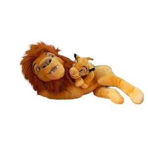 Parks ライオンキング Mufasa &amp; Baby Simba 15インチ ぬいぐるみ ソフト ...