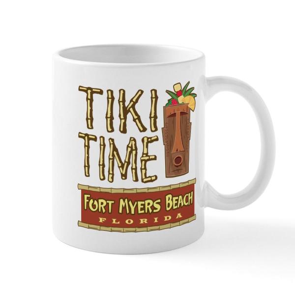 CafePress Tiki Time On Ft. Myers Beach Mug 11 oz (...