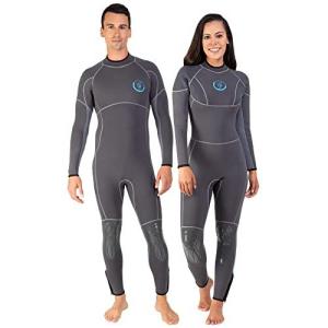 Seavenger Bravo 3/2mm Neoprene Full Body Wetsuit (Mens Size L Gray Blue)の商品画像