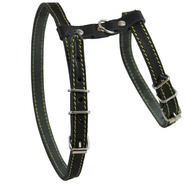 Real Leather Feline Harness, 12-15 Chest size, 3/8...