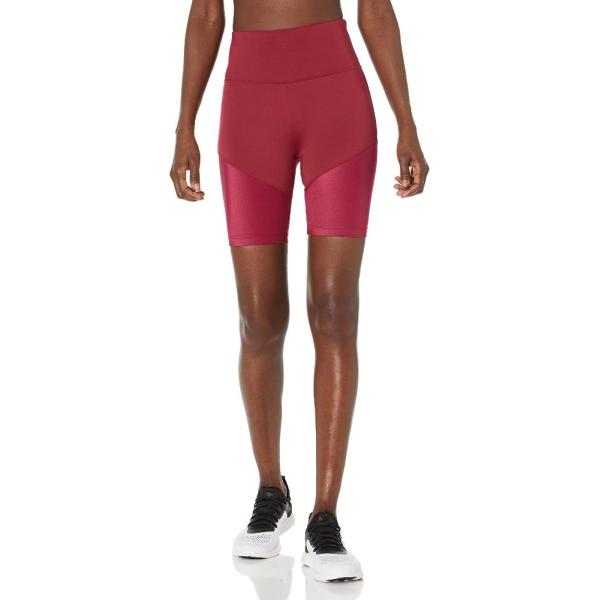 Spalding Women&apos;s Colorblock Shine Bike Short, Red ...