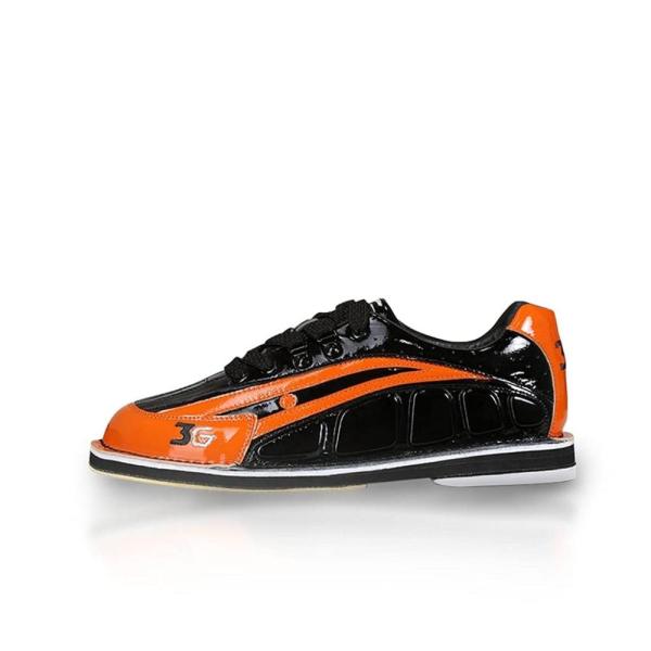 900 Global mens blk/org Bowling Shoes, Black/Orang...